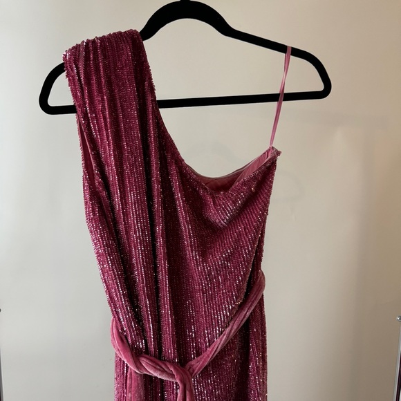 Retrofete One-Shoulder Sequin Dress - Picture 5 of 7